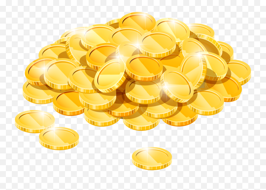 Coins Clipart Vector Coins Vector - Transparent Background Gold Coins Clipart Emoji,Coins Clipart
