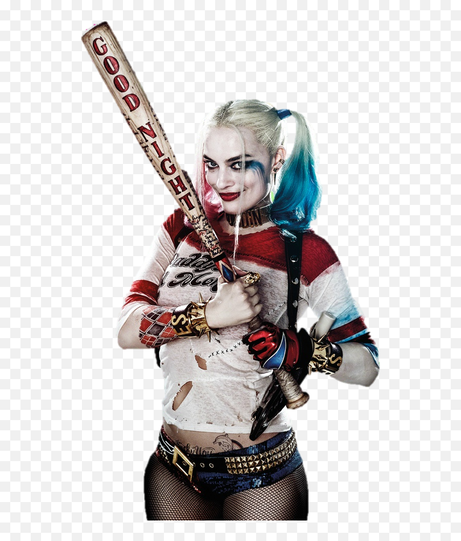 Harley Quinn Png - Harley Quinn Baseball Bat 666x1000 Harley Quinn No Background Emoji,Baseball Bat Png