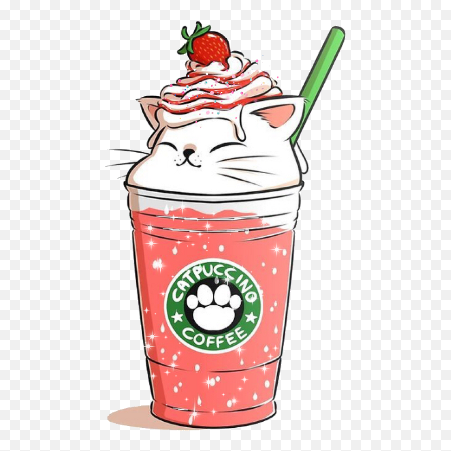 Download And Share Clipart About Kawaii Cute Starbucks - Kawaii Starbucks Drawing Emoji,Starbucks Clipart