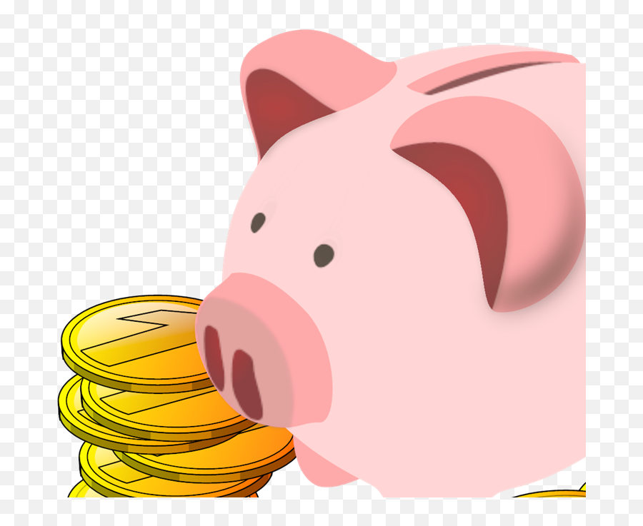 Piggy Bank With Coins Svg Vector Piggy Bank With Coins Clip - Animal Figure Emoji,Piggy Bank Clipart