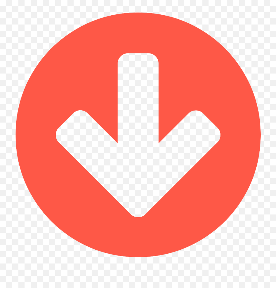 Red Down Arrow Png - Language Emoji,Youtube Logo Vector