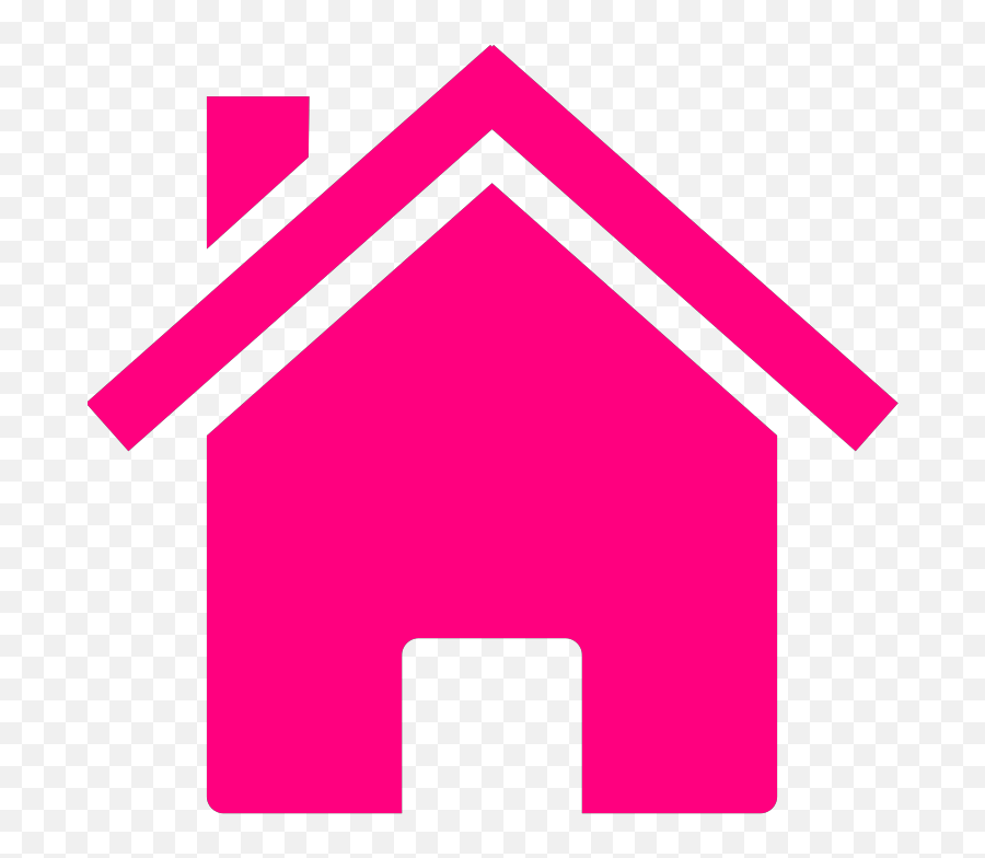 Pink House Clipart Png Image With No - Pink House Clipart Emoji,House Clipart
