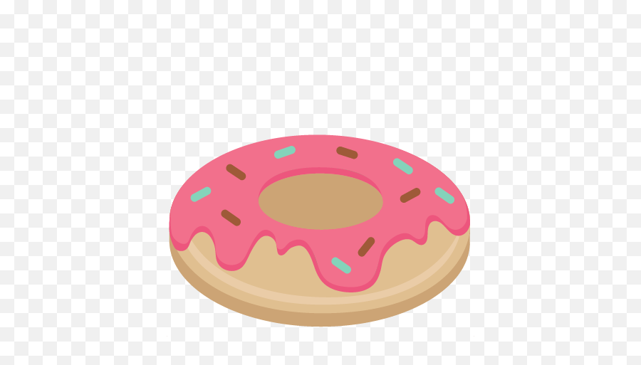 Clip Art Donut With Sprinkles Clipart - Wikiclipart Cute Doughnut Clipart Emoji,Sprinkles Clipart