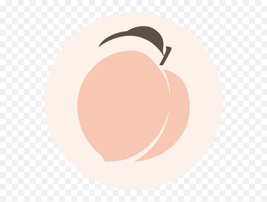 Peach Creative Co - Dot Emoji,Peach Logo