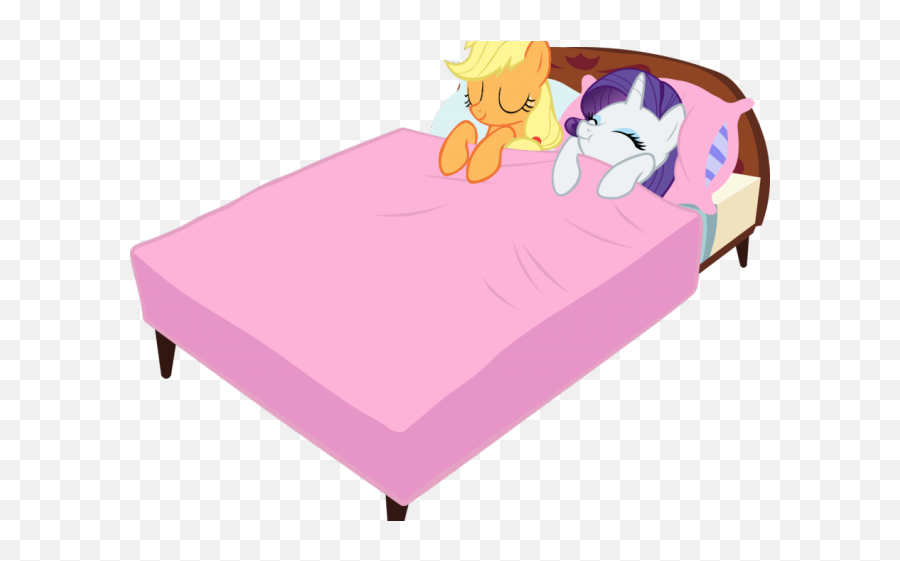 Bed Clipart Transparent Background - Mlp Rarity Sleep Bed Emoji,Bed Transparent Background