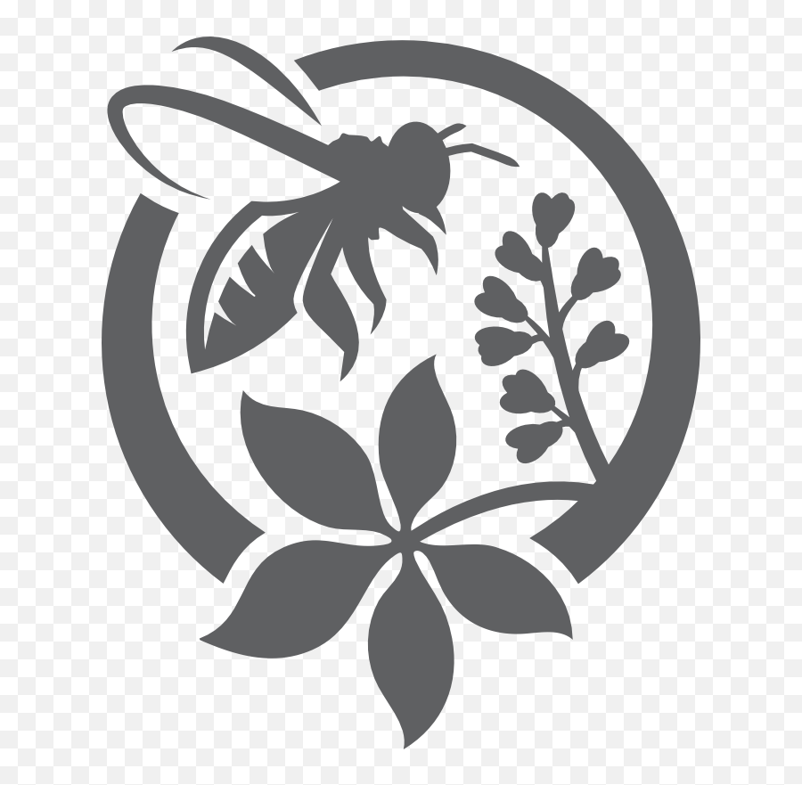 Osba Logo U2013 Ohio State Beekeepers Association - Bees Flower Silhouette Png Emoji,Bee Logo