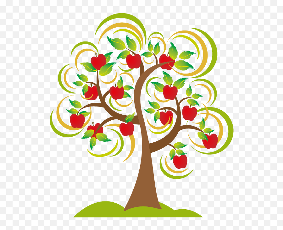An Apple A Day Keeps The Doctor Away - Apple Tree Clipart Png Download Transparent Apple Tree Clipart Transparent Background Emoji,Tree Clipart Free