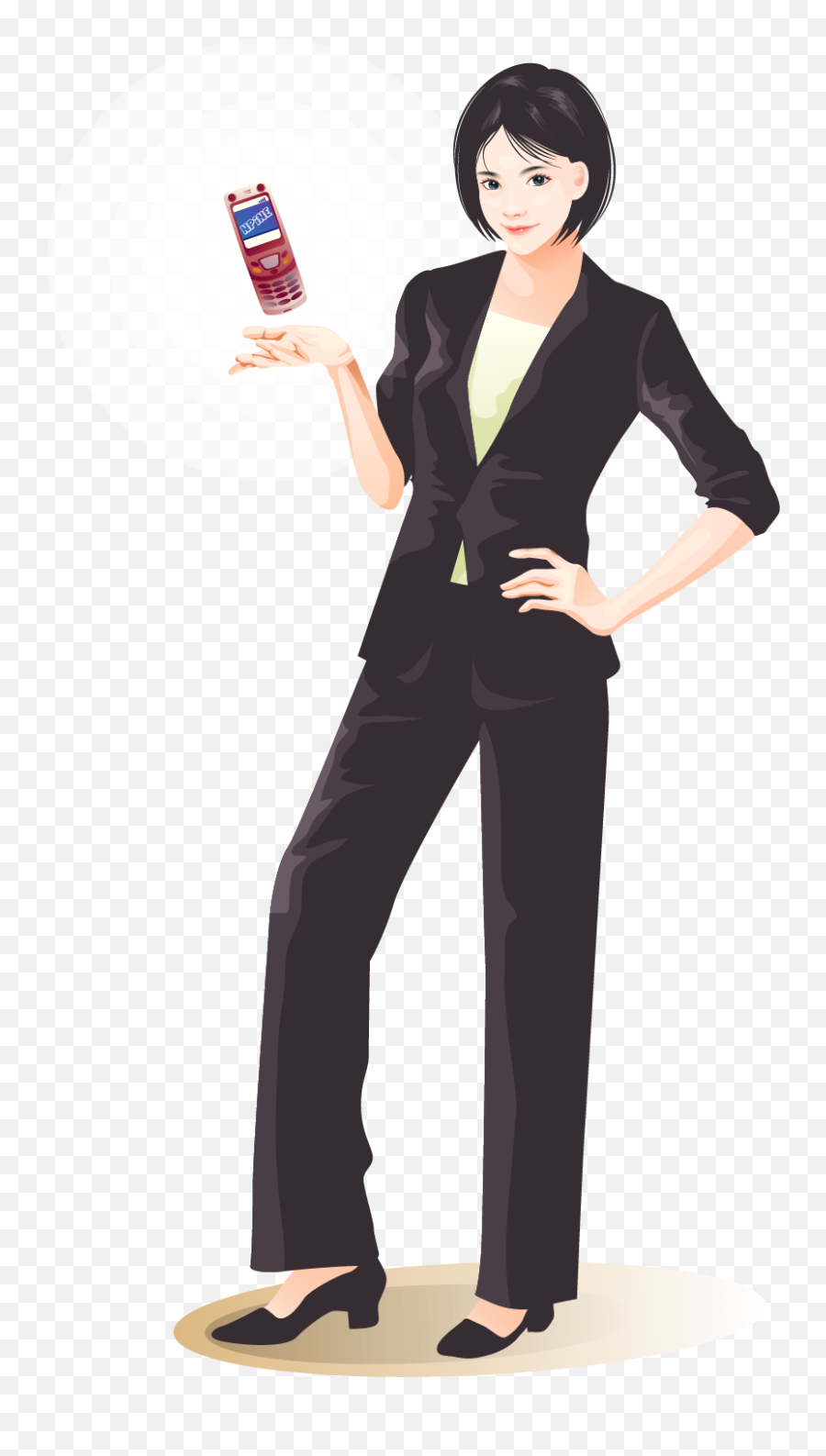 Vector Hand - Clip Art Emoji,Business Woman Png