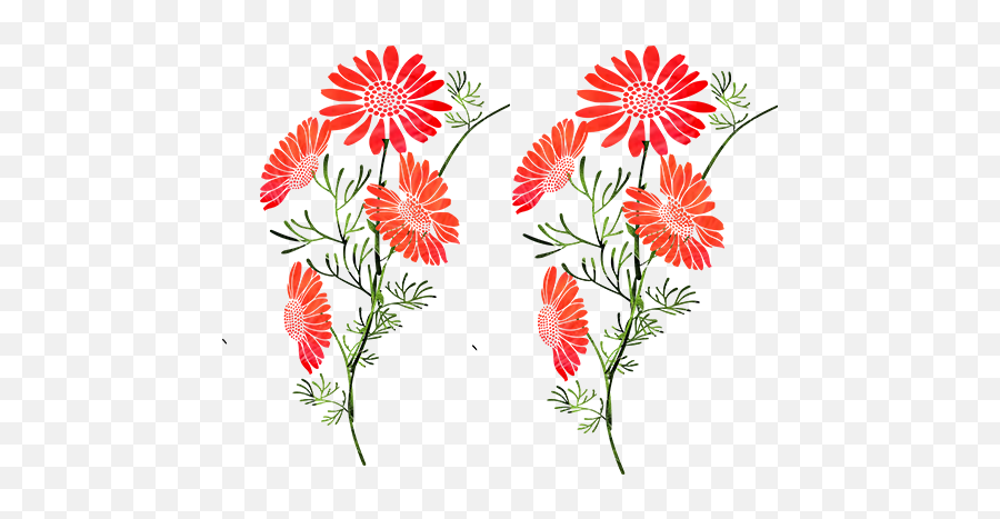 Orange Flowers Graphic Emoji,Orange Flowers Png