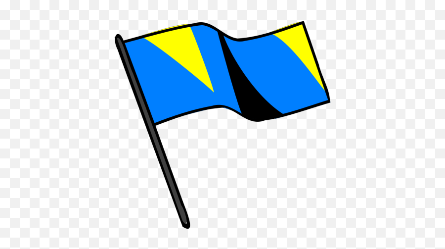Blue Gold Black Flag Png Svg Clip Art Emoji,Black Flag Png
