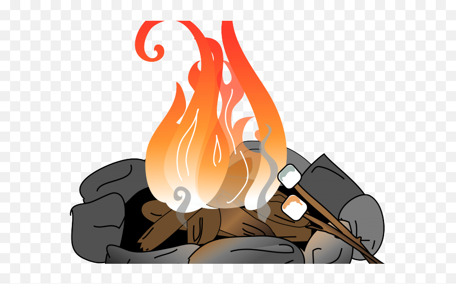 Camp Fire Clipart Clip Art - Fire Pit Clipart Free Png Fire Pit Clip Art Emoji,Fire Clipart