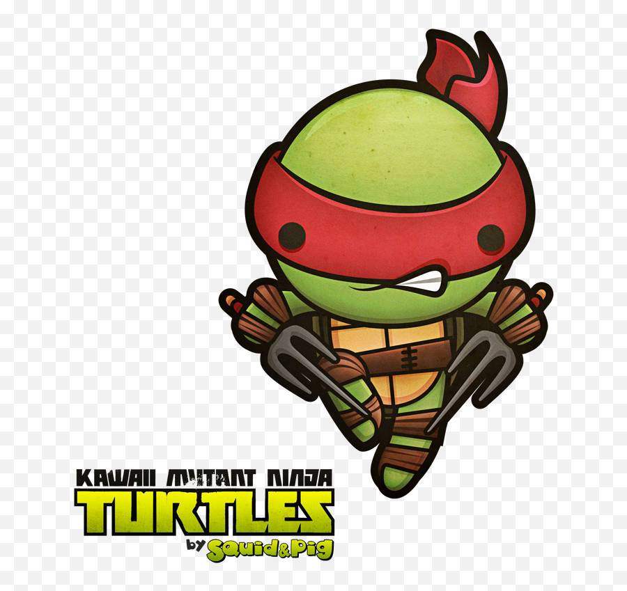 Download Ninja Turtles Clipart Kawaii - Raphael Ninja Turtle Emoji,Turtles Clipart