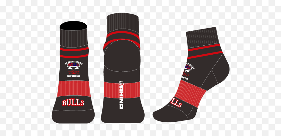 Sport Socks Custom Made 30 Pairs Minimum Order - Rhino Emoji,Red Socks Logo
