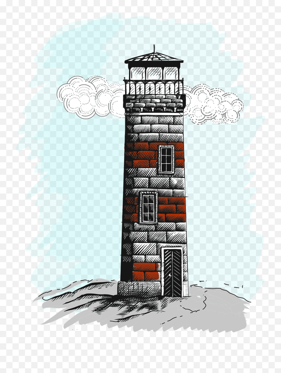 Lighthouse Sea Ocean - Free Vector Graphic On Pixabay Emoji,Ocean Water Png