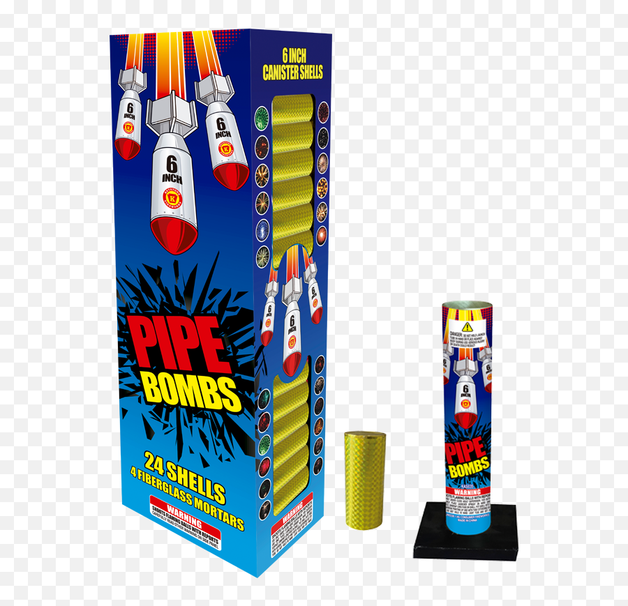 Pipe Bombs 6 Inch Shells - Keystone Fireworks Emoji,Fireworks Png 24 Transparency