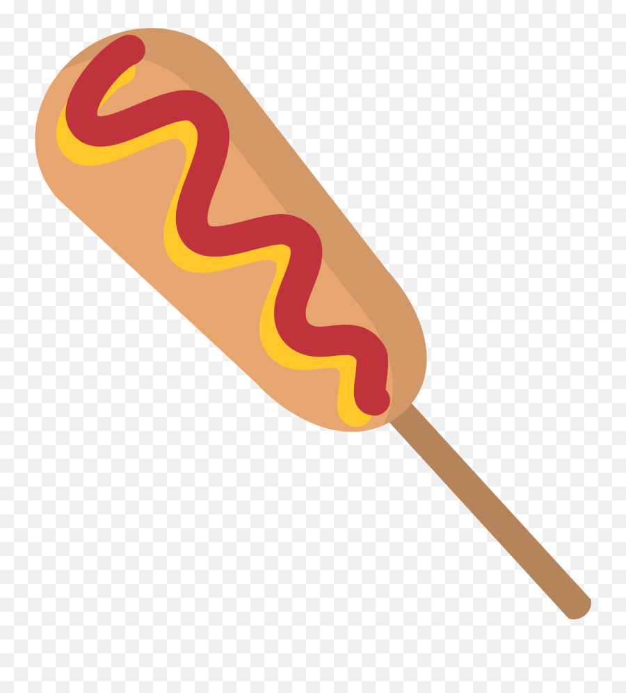 Library Of Hot Dog Image Transparent - Corn Dog Clipart Png Emoji,Hot Dog Clipart