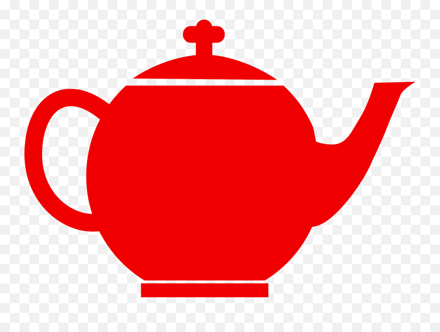 Free Clipart Jubilee Tea Pot Red Mrjohnnyp - Maranello Emoji,Pot Clipart