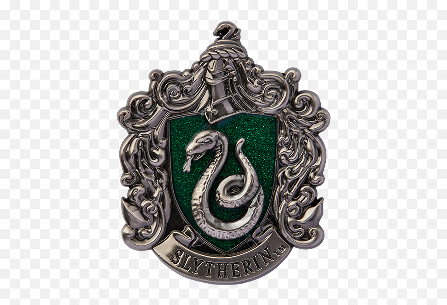 Slytherin Hogwarts House Mascot Green U0026 Silver Snake Enamel Emoji,Hogwarts Houses Logo