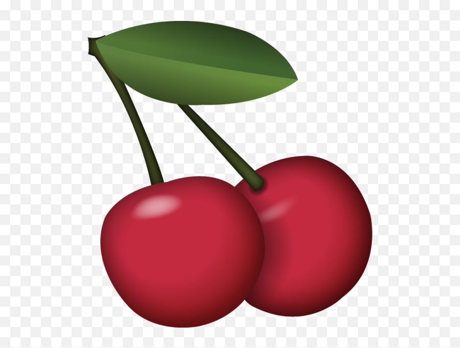 Fruit Emojis - Cherry Emoji Png,Peach Emoji Png