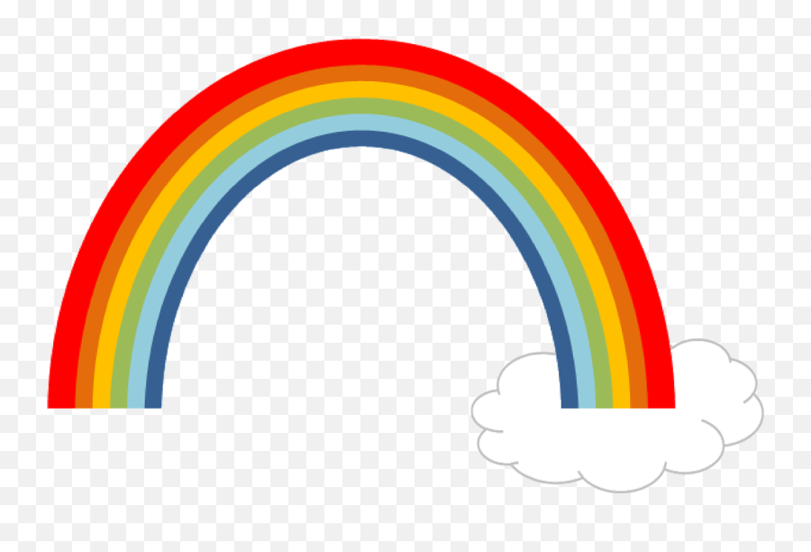 Rainbow Cloud Sky Nature Summer Png Image - Arco Iris Con Rainbow Clipart Emoji,Summer Png