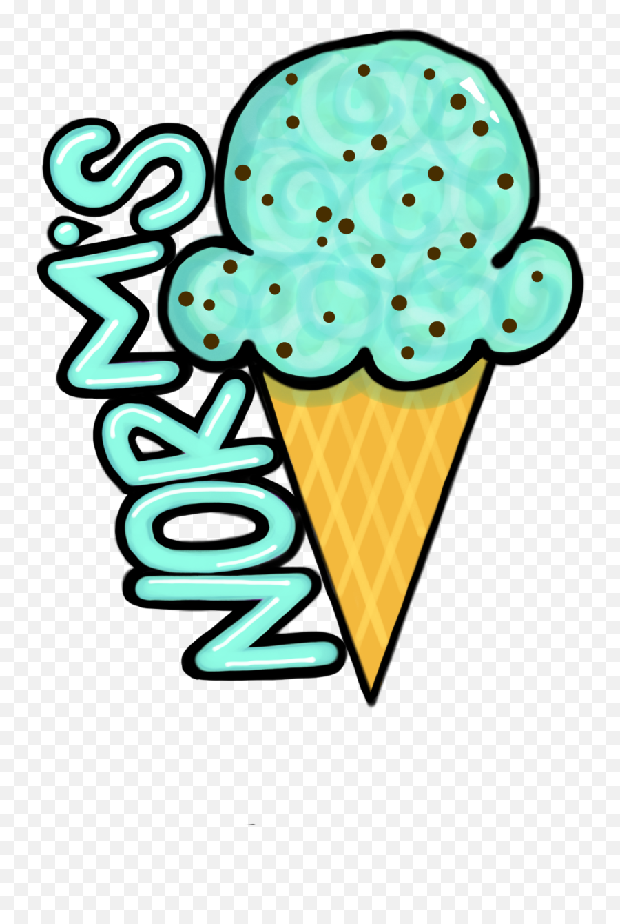 Ice Cream Sticker Norms Soda Fountain Emoji,Ice Cream Transparent