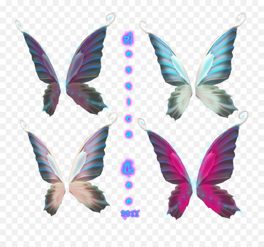 Download Realistic Fairy Wings Png - Butterfly Wings For Faerie Wings Emoji,Photoshop Png