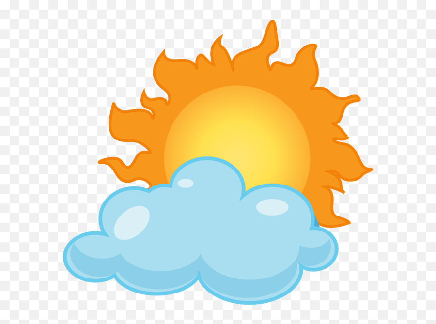 Partly Cloudy Clipart 5 - Partly Sunny Clipart Emoji,5 Clipart