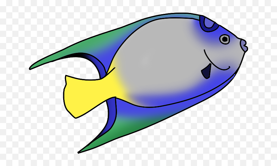 Best Tropical Fish Clipart - Cartoon Clipart Transparent Background Fish Emoji,Fish Clipart