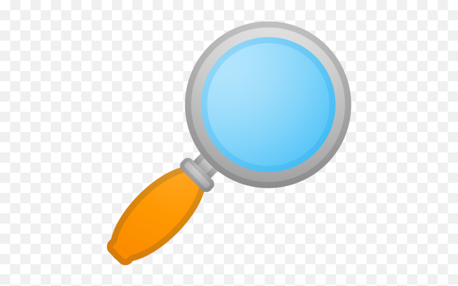 Una Lupa - Magnifying Glass Tilted Right Emoji,Lupa Png