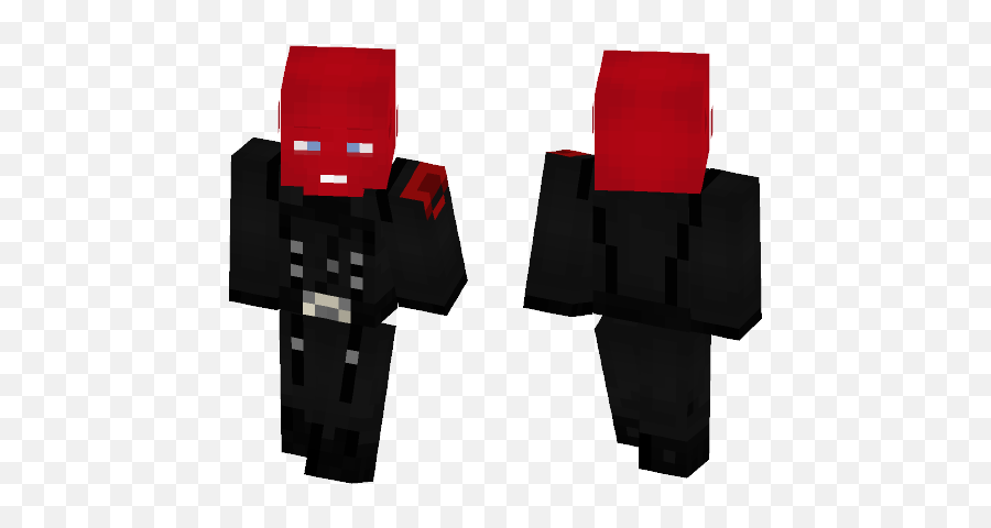 Download Red Skull - Police Minecraft Skin Emoji,Red Skull Png