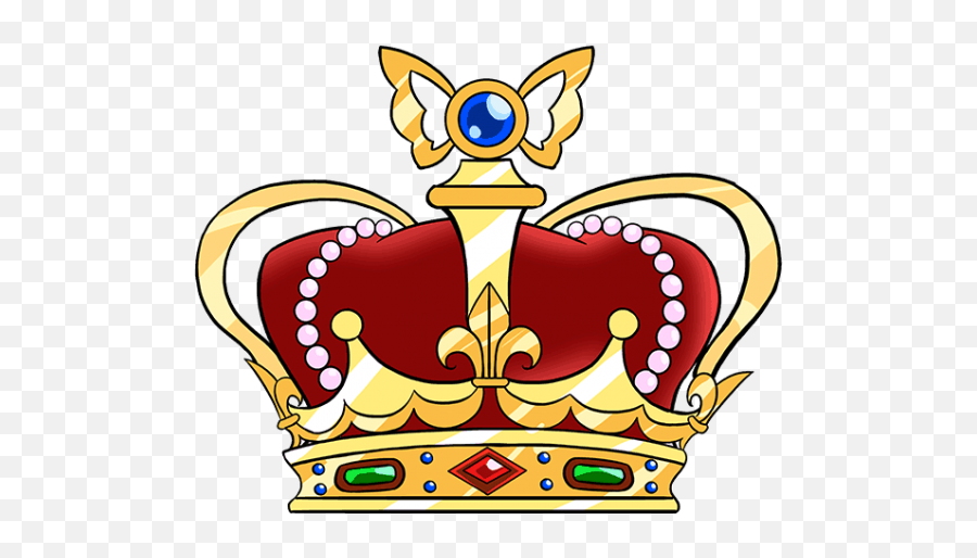 Drawing Transparent Png Image - Draw A Crowns For Kids Emoji,Cartoon Crown Png