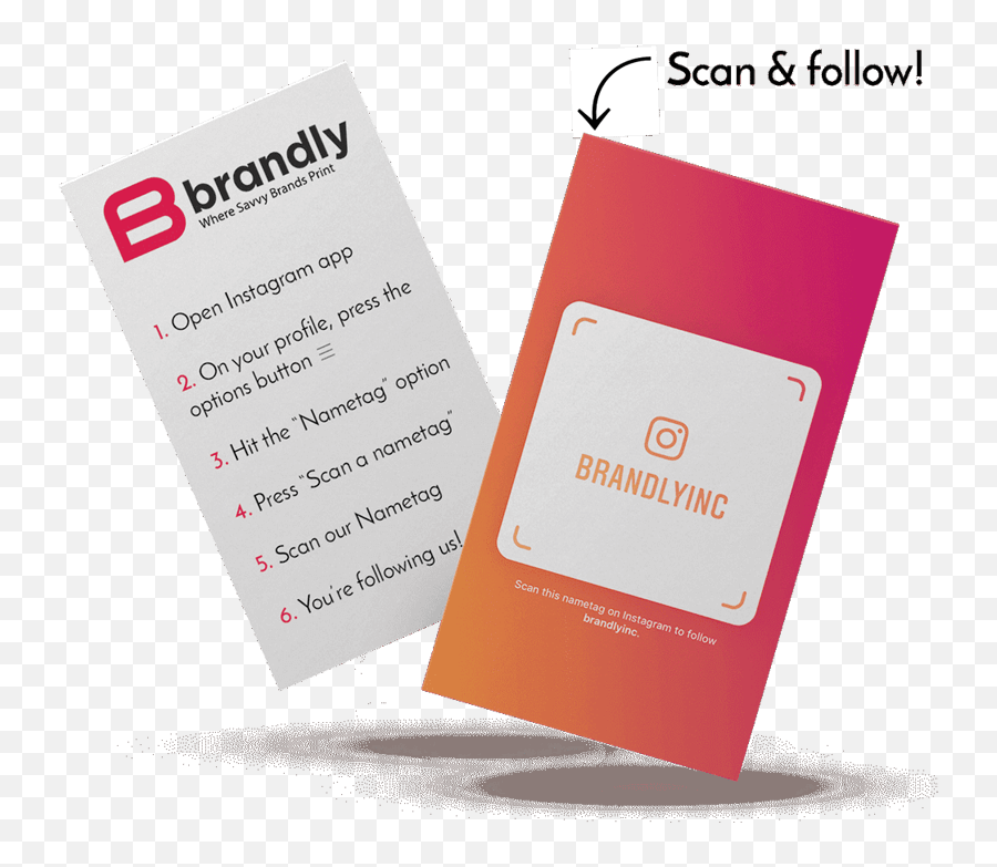 How To Use Instagram Nametags And Use It Successfully For - Visiting Card For Instagram Emoji,Instgram Logo