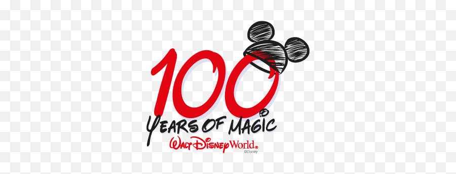100 Years Of Magic Vector Logo - Disney 100 Emoji,Magic Logo