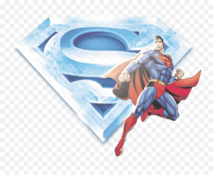Superman Superman U0026 Crystal Logo Menu0027s Regular Fit T - Shirt Superman Emoji,Superman Logo