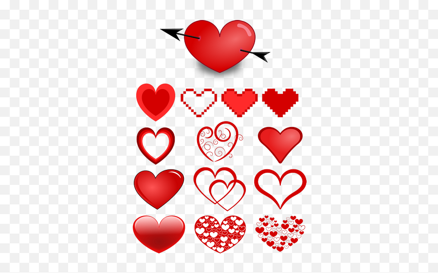 Hearts Transparent Png Images - Heart Templates Emoji,Hearts Transparent