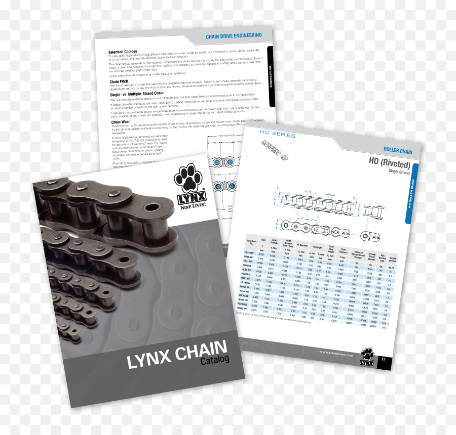 Catalogs And Specifications - Lynx Chains Emoji,Lynx Png