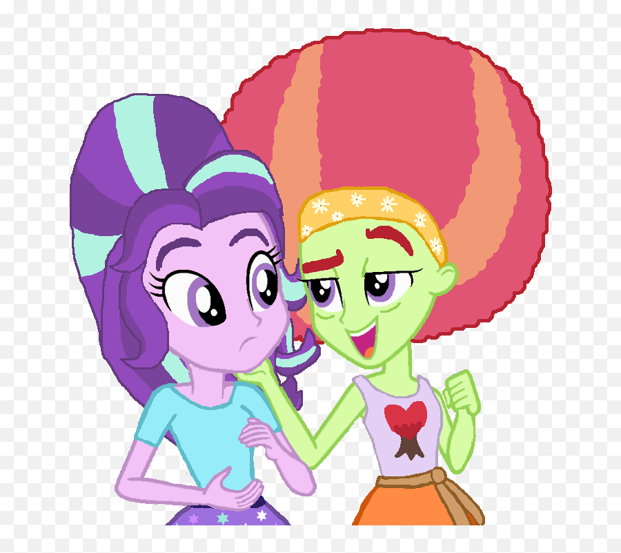 Afro Png - Afros Achtergrond Called Starlight Glimmer With Fictional Character Emoji,Afro Png
