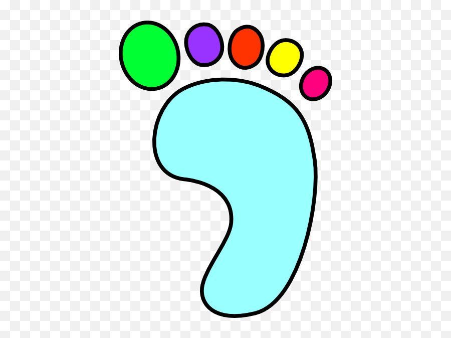 Right Foot Design Clip Art At Clkercom - Vector Clip Art Clip Art Right Foot Emoji,Martin Luther King Jr Clipart