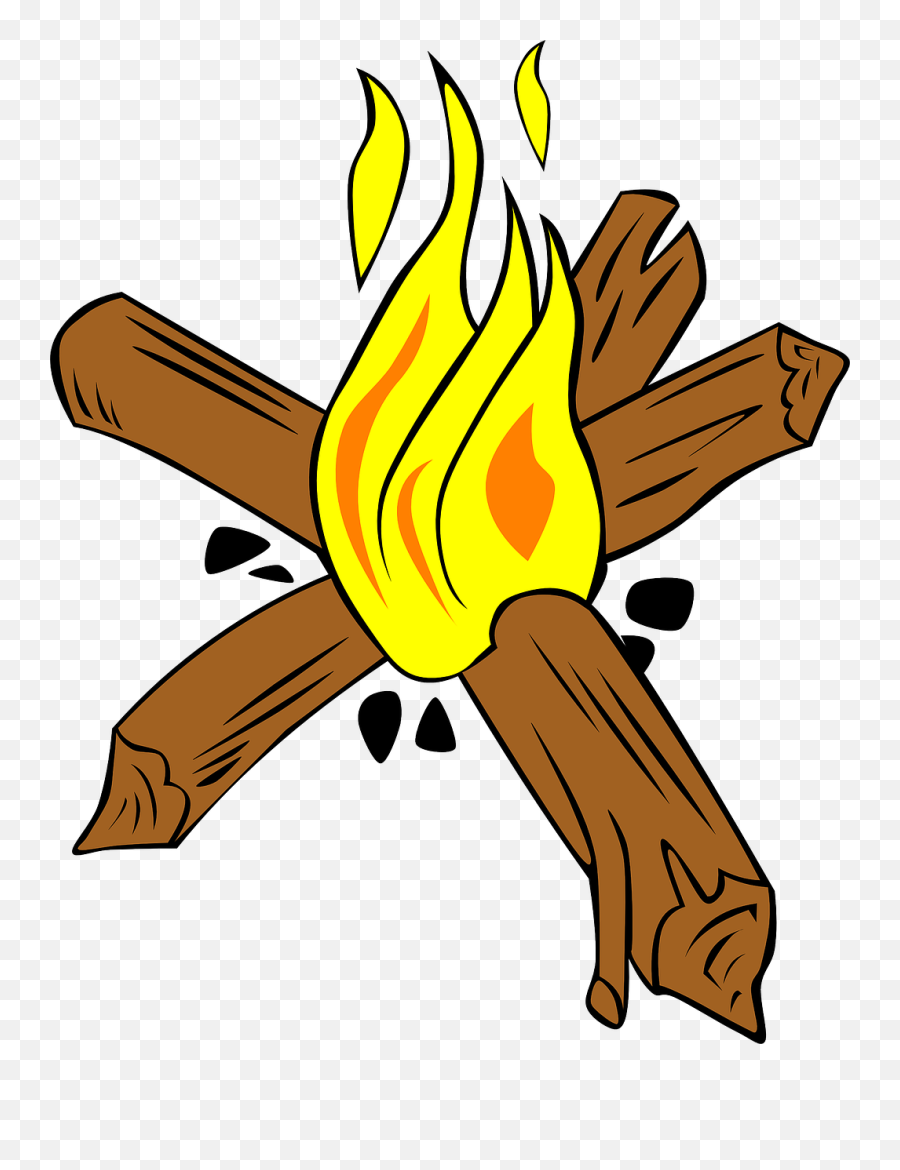 Campfire Free To Use Clipart 2 - Star Fire Camping Emoji,Campfire Clipart