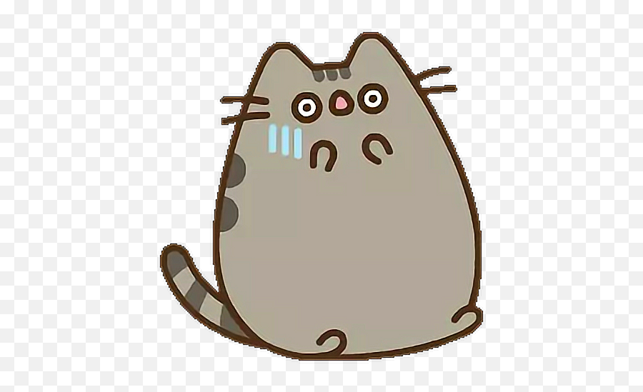 Download Scary Pusheen Cat Kitty Cute - Kawaii Cats Animated Emoji,Pusheen Transparent Background