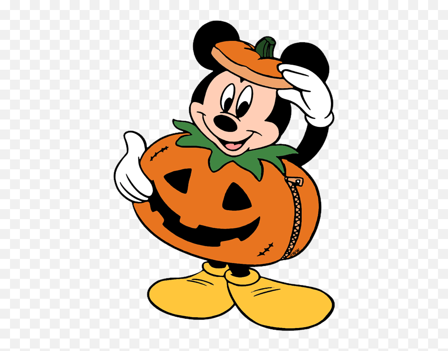 Free Disney Halloween Cliparts Download Free Clip Art Free - Mickey Mouse Halloween Clipart Emoji,Halloween Clipart