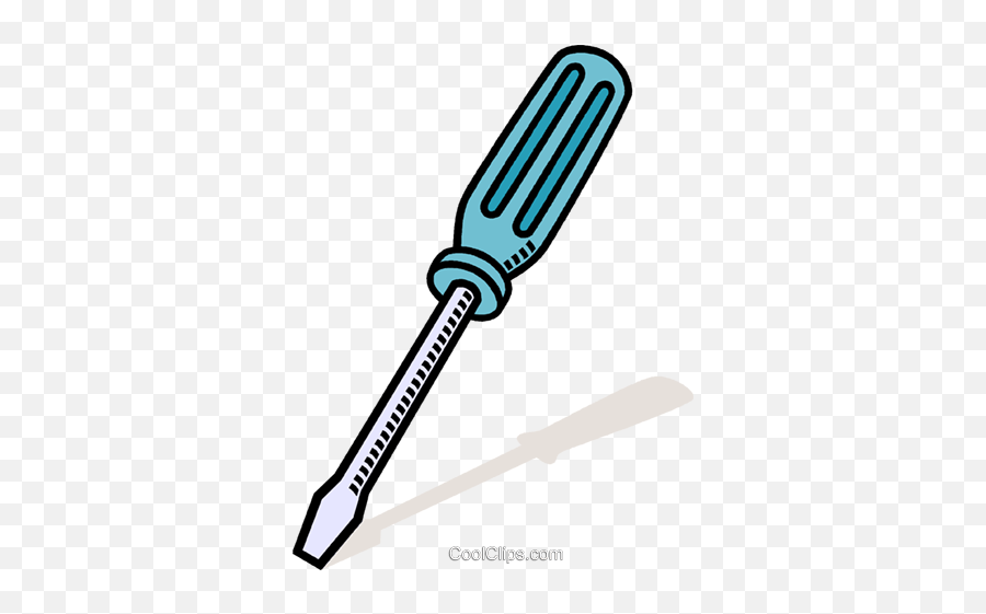 Screw Driver Royalty Free Vector Clip - Standard Flat Screwdriver Clipart Emoji,Screw Clipart