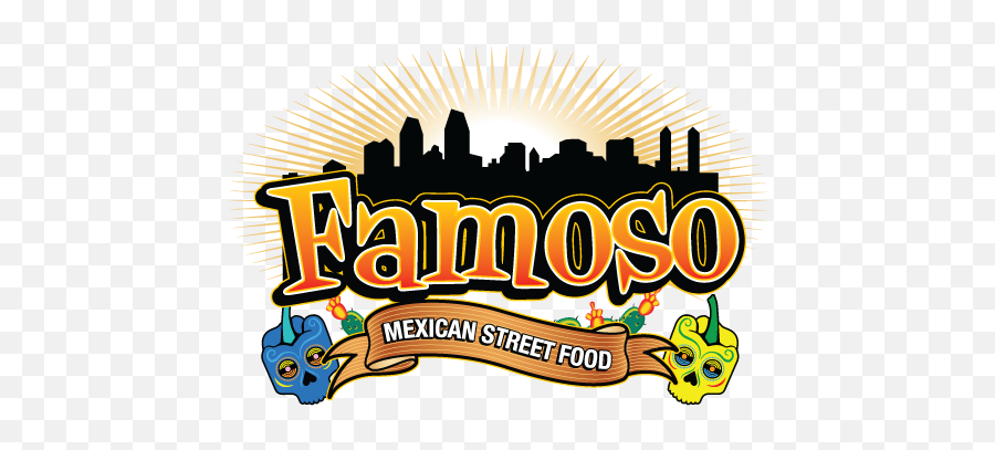 Gourmet Taco Catering - Famoso Food Truck 487x326 Png Famoso Food Truck Emoji,Mexican Food Clipart