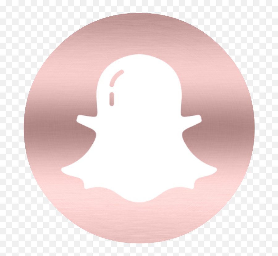 Rose Gold Snapchat Logo Emoji,Rose Gold Logo
