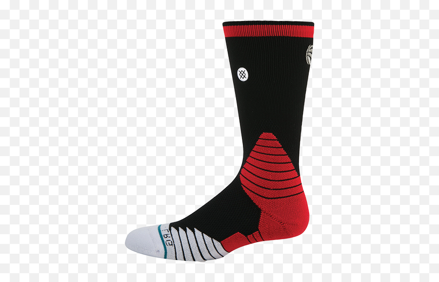 Download Stance Nba Toronto Raptors Oncourt Logo Crew Socks Emoji,Red Socks Logo