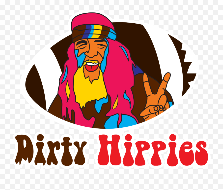Dirty Hippies Fantasy Football - Hippies Emoji,Fantasy Football Logo