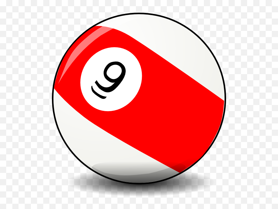 Ball Red Clip Art 5u1vwc - Clipart Suggest Emoji,9 Ball Clipart