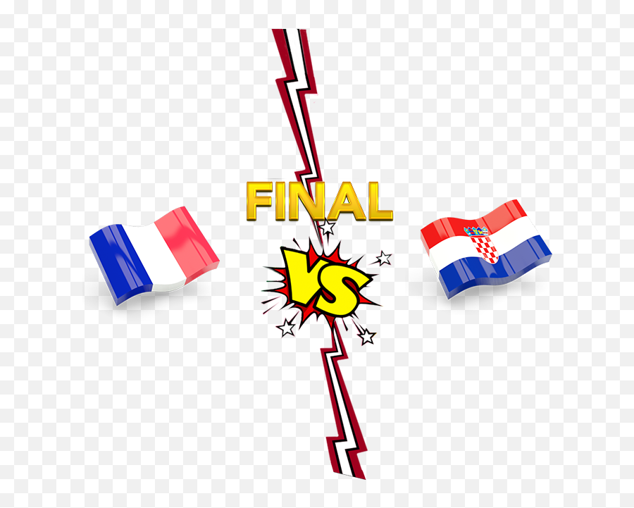 Fifa World Cup 2018 Final Match France Vs Croatia Png - France Croatia Png Emoji,Vs Transparent