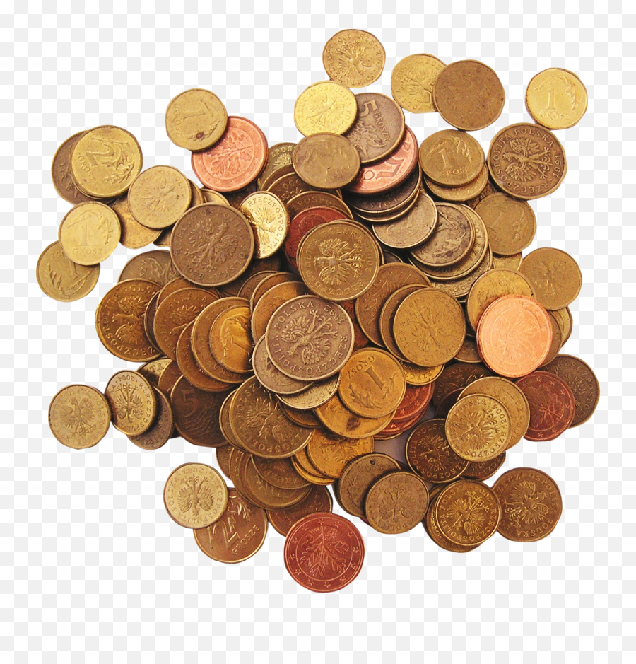 Metallic Coins Clipart Hd Image - Coin Emoji,Coins Clipart
