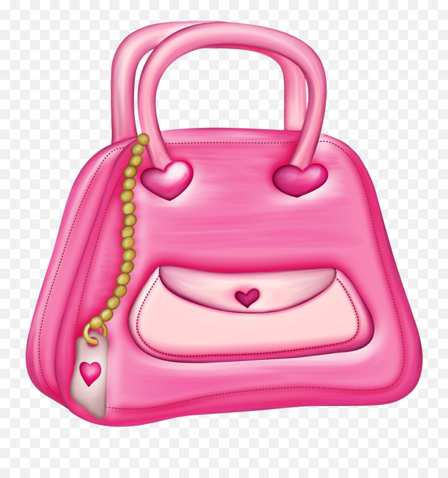 Girly Clipart Purse - Clip Art Of Pink Things Emoji,Purse Clipart